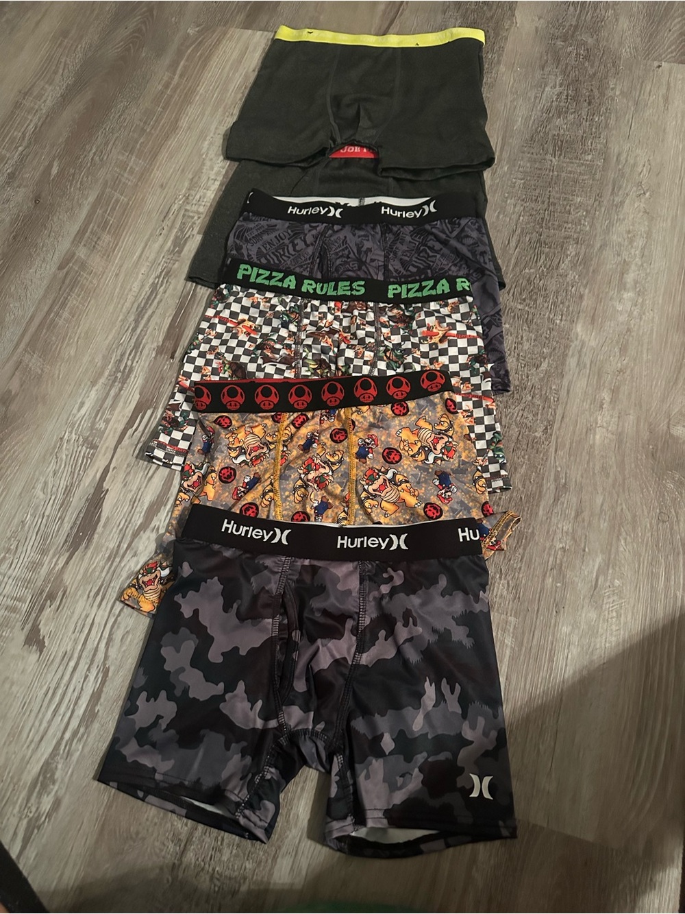 Hurley Boys Multicolor Patterned Boxer Briefs Pack